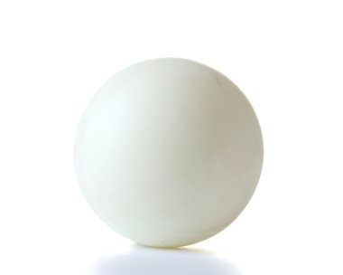 Ping-pong ball isolated on white clipart