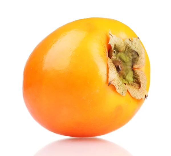白で隔離される食欲をそそる柿 — ストック写真