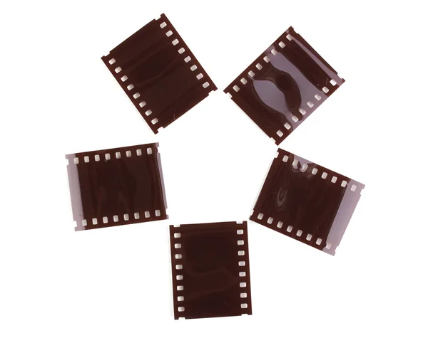 Foto filme isolado em branco — Fotografia de Stock