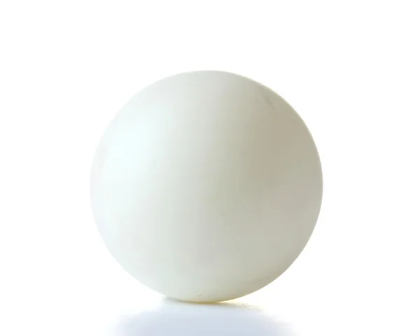 Palla da ping-pong isolata su bianco — Foto Stock