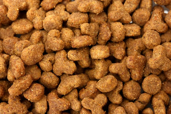 Bakgrund av torrt kattfoder — Stockfoto