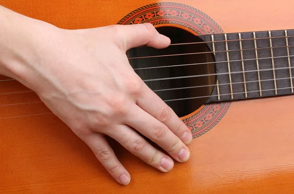Close-up da guitarra — Fotografia de Stock