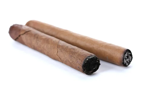 Cigarrer isolerad på vit — Stockfoto