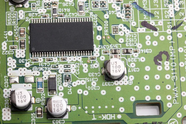 Modern electronic board close-up — Stock Photo, Image