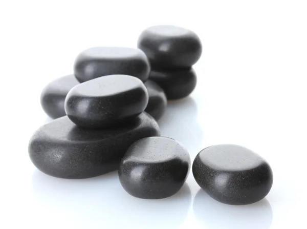 Spa stones isolated on white — Stock Photo, Image