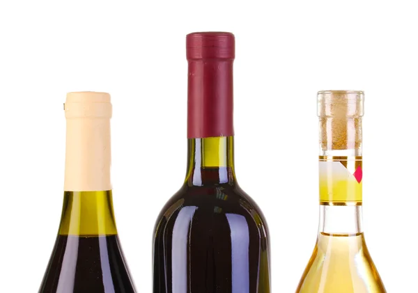 Vinflaskor stor isolerad på vit — Stockfoto