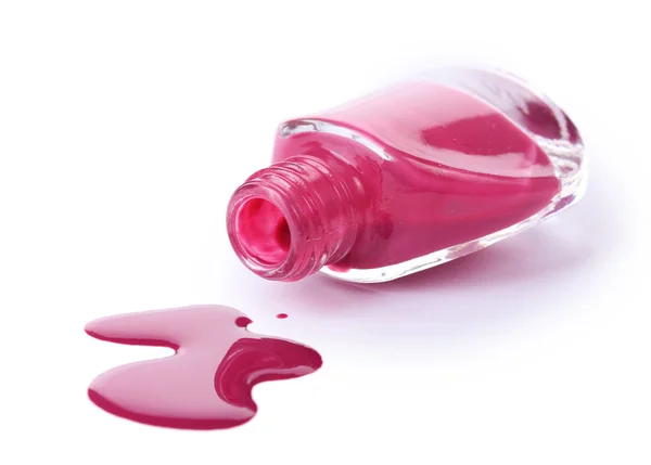 Smalto rosa isolato su bianco — Foto Stock
