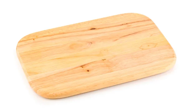 Chopping board isolated on white — Stock Photo, Image