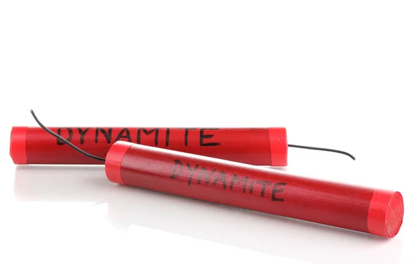 Stock image Dynamite isolated on white