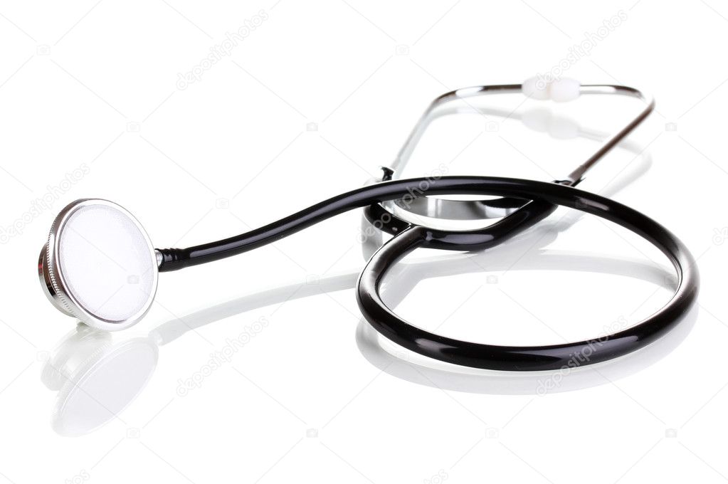 Medical stethoscope isolated on white — Stock Photo © belchonock #9790637