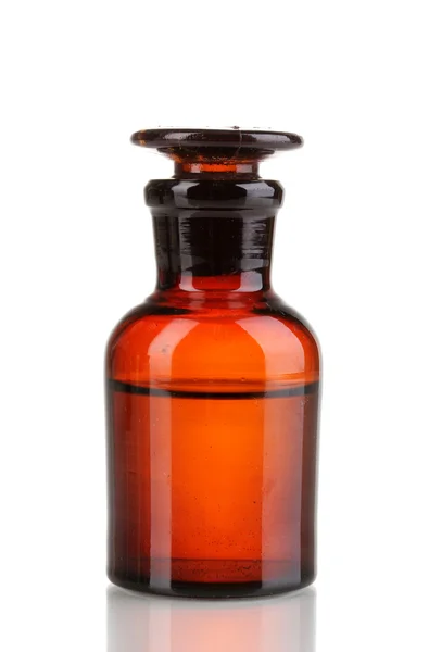 Medicine bottle isolated on white — Stock Photo, Image