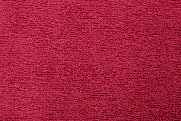 Vermelho brilhante toalha de perto — Fotografia de Stock