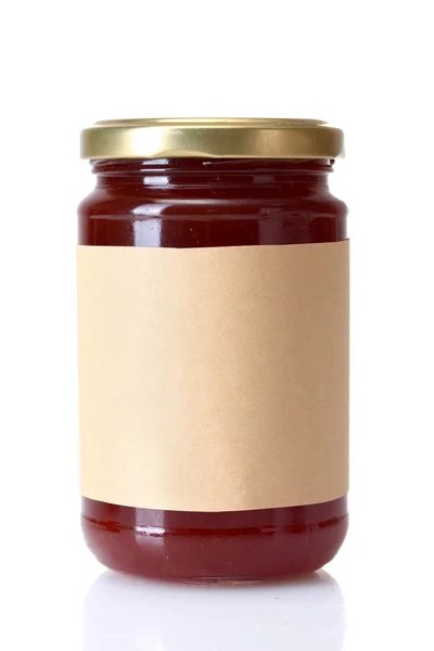 Berry jam isolated on white — Stock Photo, Image