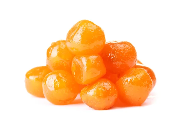 Szárított Tangerine elszigetelt fehér — Stock Fotó