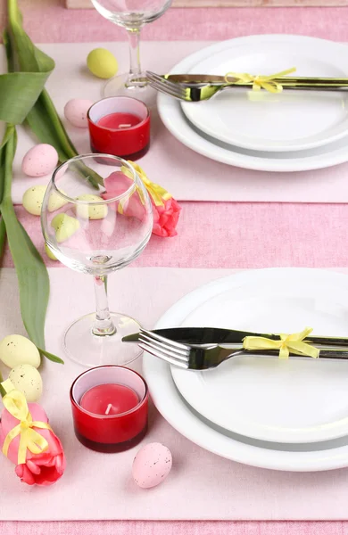 Easter table setting — Stock Photo, Image