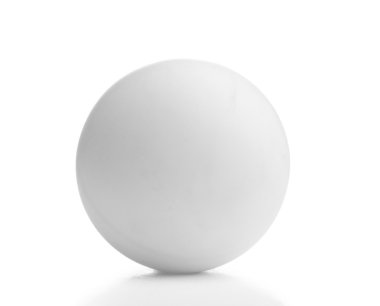 Ping-pong ball isolated on white clipart