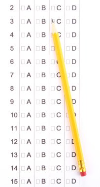 a, b, c, d test yakın çekim