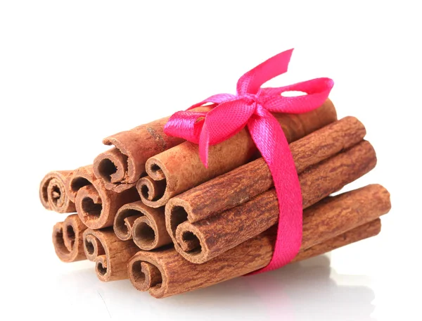 Cinnamon sticks isolated on white — Stock Photo, Image
