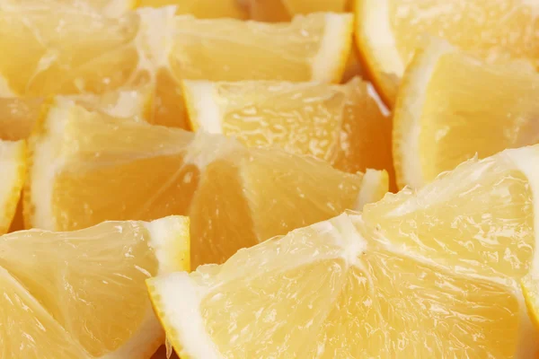 Citrons fraîchement tranchés gros plan — Photo