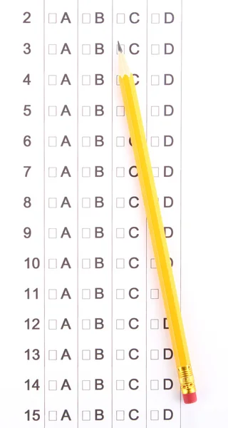 A, b, c, d testovat detail — Stock fotografie