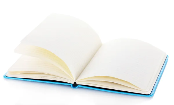 Piękne notebooka na białym tle — Zdjęcie stockowe
