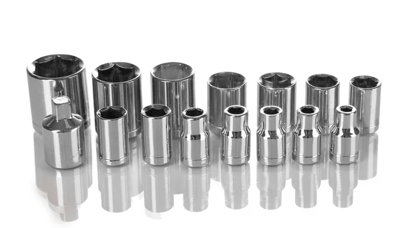 Different nozzles isolated on white — Stock Photo, Image