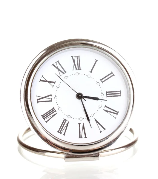 Годинник ізольований на білому — стокове фото