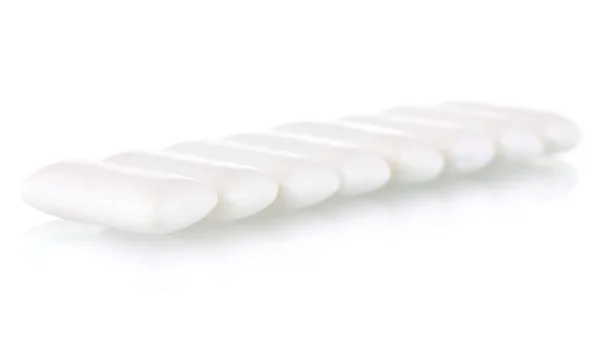 Kauwgom geïsoleerd op wit — Stockfoto