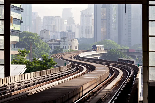 stock image LRT metro of Kuala Lumpur