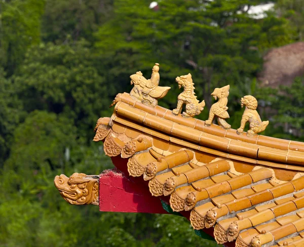 Decoración del techo del templo chino — Foto de Stock