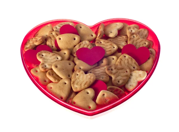 Valentine soubory cookie — Stock fotografie