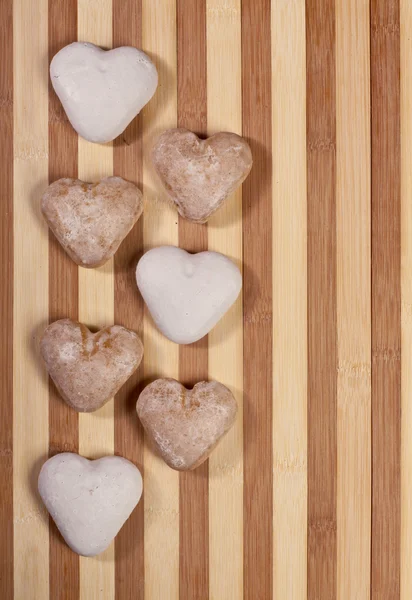 Fond Saint-Valentin avec cookies — Photo