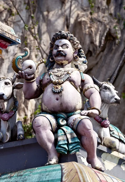 Deus hindu - parte da decoração do templo — Fotografia de Stock