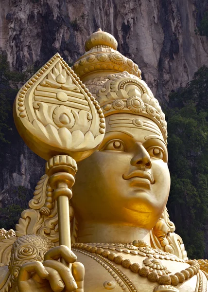 Statua Murugan presso le Grotte di Batu, Kuala Lumpur — Foto Stock