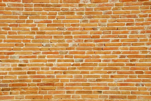 Eine Ziegelmauer. — Stockfoto