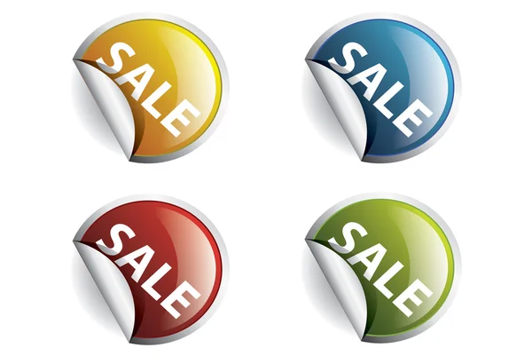 Label sale Sticker on a white background — Stock Photo, Image