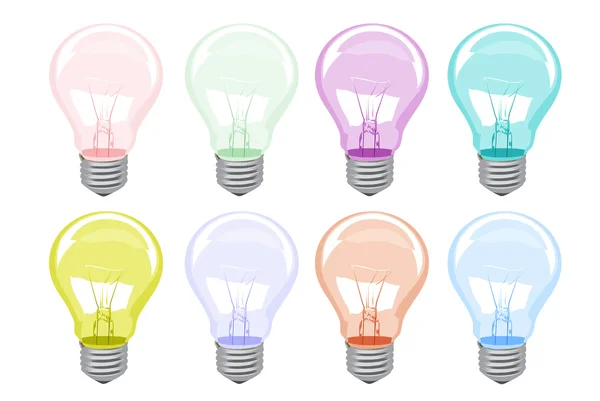 Icono de lámpara color — Foto de Stock