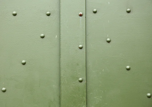 Tekstur latar belakang hijau logam lama — Stok Foto