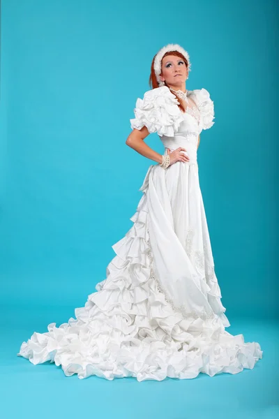A ruha a Hókirálynő gyönyörű gyömbér — Stock Fotó