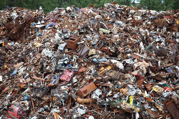 stock image Scrap Metal ready for recycling