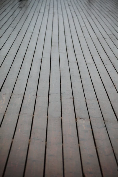 Madeira castanha na textura da chuva — Fotografia de Stock