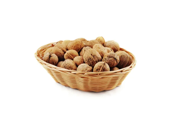 Stock image Walnuts in a basket