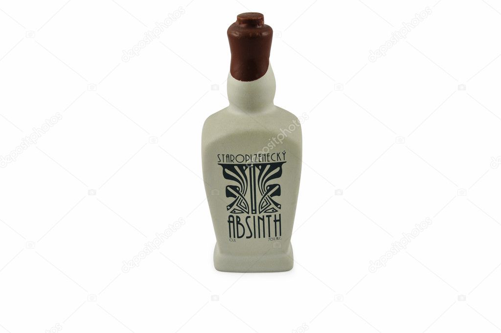 A bottle of real Czech absinthe
