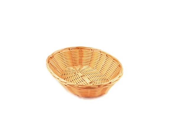 Basket for small items, isolated on white background — Stock Photo, Image