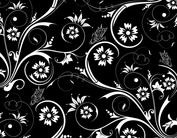 抽象的な花のパターン — ストックベクタ