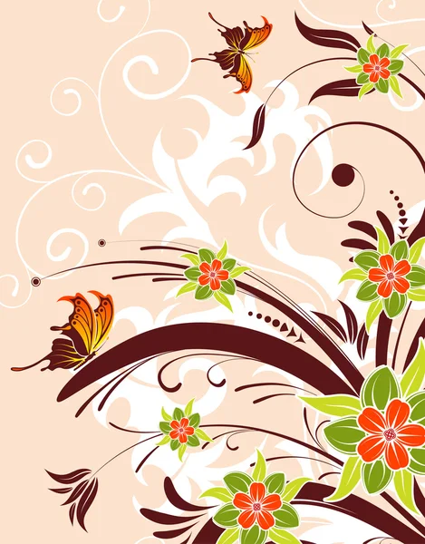 Floral background — Stock Vector