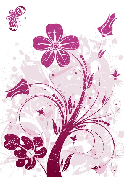 stock vector Floral background