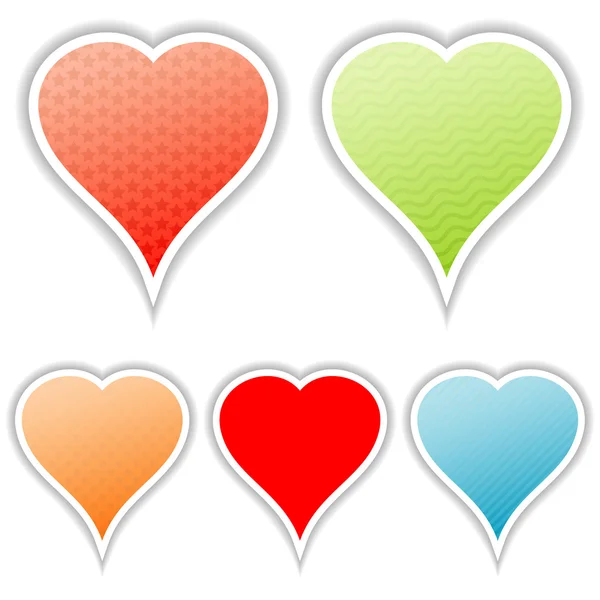Valentines Day Hearts — Stock Vector