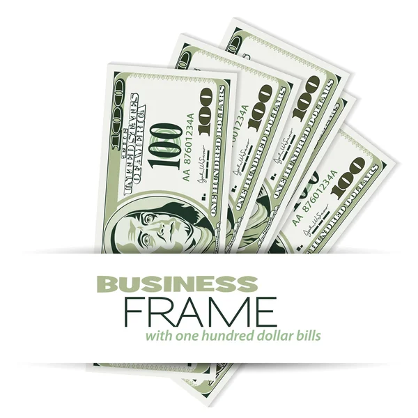 Business Frame — Stock Vector