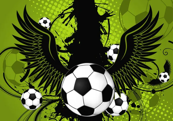 Tema Soccer Ball — Archivo Imágenes Vectoriales